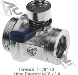802.QDV205- Quick Drain Valve 1-1/8in-12UNF