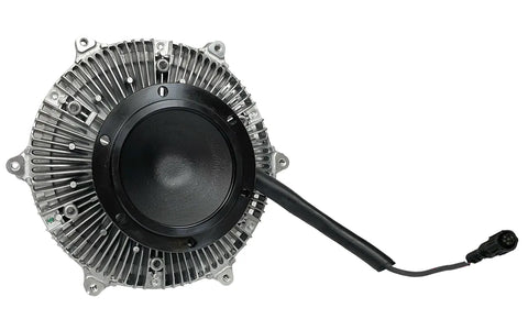 Electric fan clutch for Freightliner by Automann, model 810.46483, showing the metallic clutch component and mounting points.