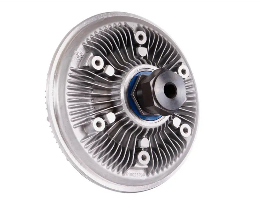 Automann fan clutch 810.62314 close-up showing metal housing and mounting points for vehicle cooling system.