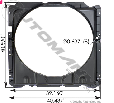 810.FS4601 - Fan Shroud Freightliner