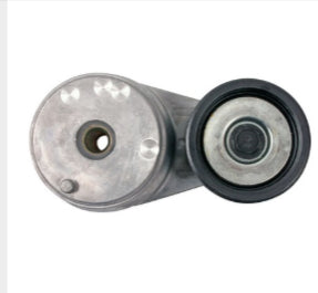 Automann Continental Elite tensioner assembly, automotive tensioner part with metal components and pulley for engine belt system.