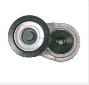 Automann Continental Elite tensioner assembly with metal pulley and tensioner arm, showing detailed metal components.