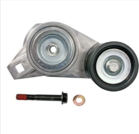 Automann Continental Elite tensioner assembly with pulley and tensioner arm, automotive engine component for belt drive system.