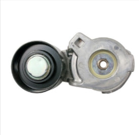 Automann Continental Elite tensioner assembly with metal components and pulley, used for automotive engine belt tensioning.