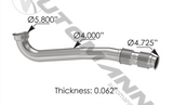 820.B46375P- Exhaust Bellows Freightliner Premium