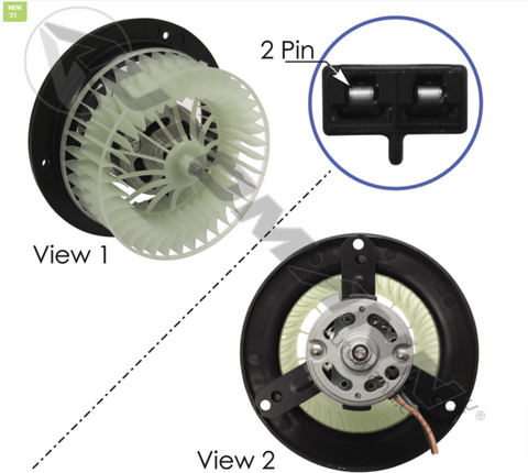 830.21106 - Blower HVAC Kenworth/Peterbilt - Nick's Truck Parts