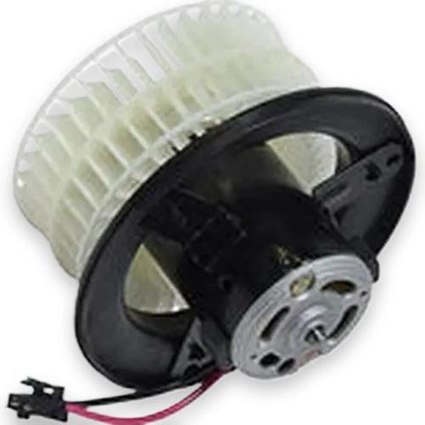Automann blower motor 830.21206 for Freightliner HVAC system, shown in the image with electrical connectors and metal housing.
