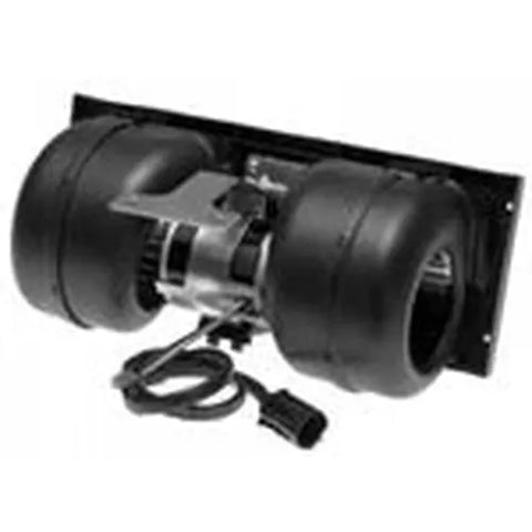 Automann blower motor 830.21207 for Freightliner HVAC system, showing the compact cylindrical design with electrical connections.