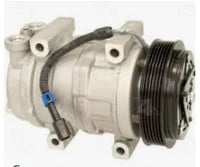 Automann 830.31004 air conditioning compressor 7H15 type, showing the metal body and compressor components.