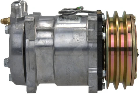 Automann 830.31061 Air Conditioning Compressor 510 Type, industrial air compressor with metallic components and mounting brackets.
