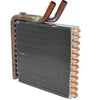 Automann heater core 830.47103BE for Freightliner Behr, showing the metal core with inlet and outlet ports for vehicle heating system.