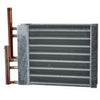 Automann heater core for Kenworth trucks, model 830.47118, showing the metal core with inlet and outlet ports for vehicle heating system.