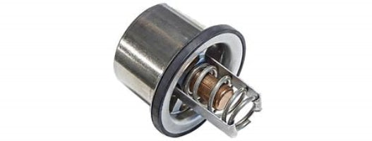 Heavy-duty Detroit Series 60 thermostat by Automann, showing the metal housing and control components for engine temperature regulation.