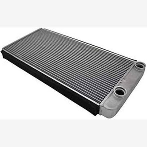 Automann EVR921368 heater core from Everco, showing metal fins and inlet/outlet fittings for vehicle heating system.