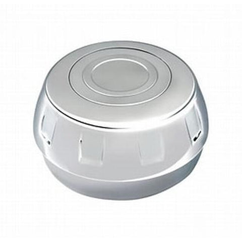 Automann 562.55002H trailer steering wheel hub for IHC trucks, showing the metal hub with mounting holes and central opening.