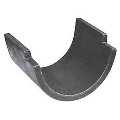 Automann MCK137-Mack 4-inch weld-on suspension stop, durable metal component for vehicle suspension systems.