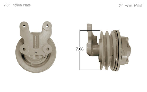 90000-Remanufactured Fan Clutch-Cummins (Core Deposit    $250 Included in Price) - Nick's Truck Parts