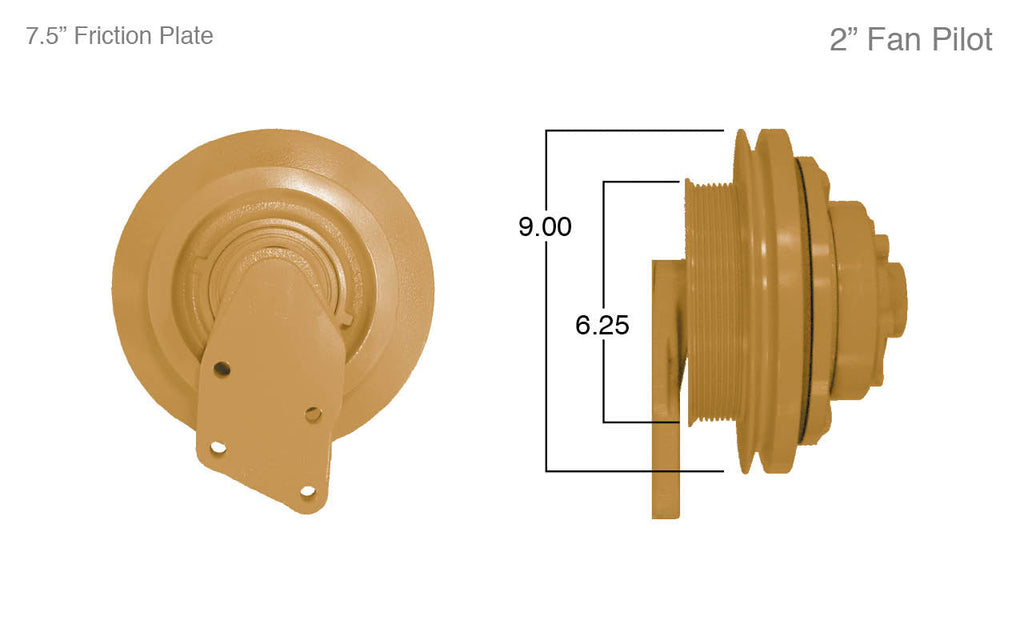 90015-Remanufactured Fan Clutch-Caterpillar (Core Deposit    $250 Included in Price) - Nick's Truck Parts