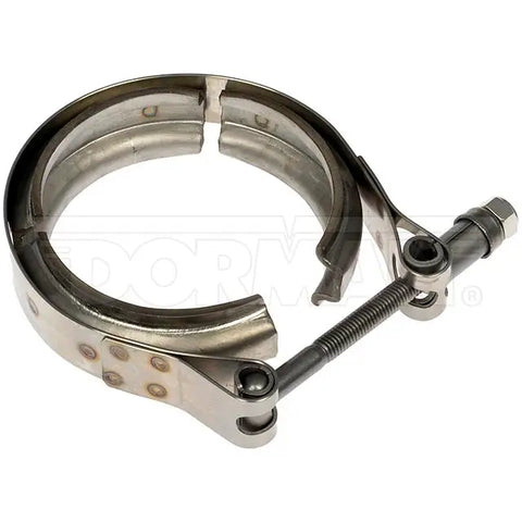 Dayton 903-2001 Exhaust Gas Recirculation Cooler Clamp, durable metal hose clamp for EGR systems, black finish