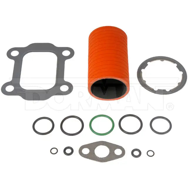 Dayton Exhaust Gas Recirculation (EGR) Cooler Gasket Kit with multiple gaskets and seals for engine cooling system repair.