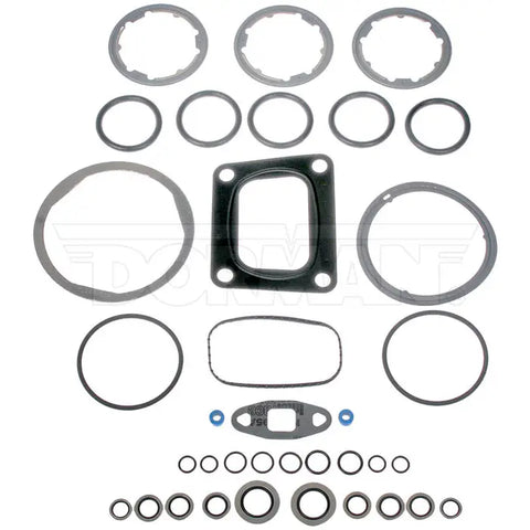 Dayton EGR cooler gasket kit, vehicle engine part with gaskets for exhaust gas recirculation system, shown in image.