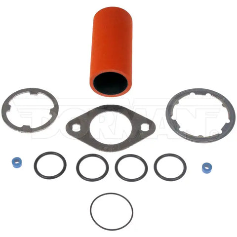 Dayton Exhaust Gas Recirculation (EGR) Cooler Gasket Kit with multiple gaskets and seals for engine cooling system replacement.