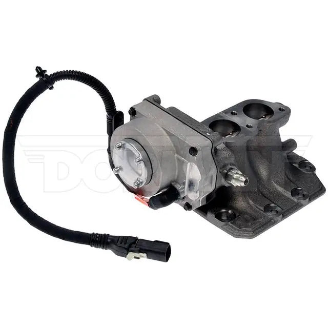 Dayton EGR valve for exhaust gas recirculation system, metal valve with electrical connector, automotive engine part.