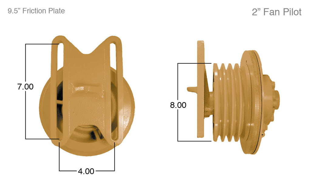 91028-Remanufactured Fan Clutch-Caterpillar (Core Deposit    $250 Included in Price) - Nick's Truck Parts