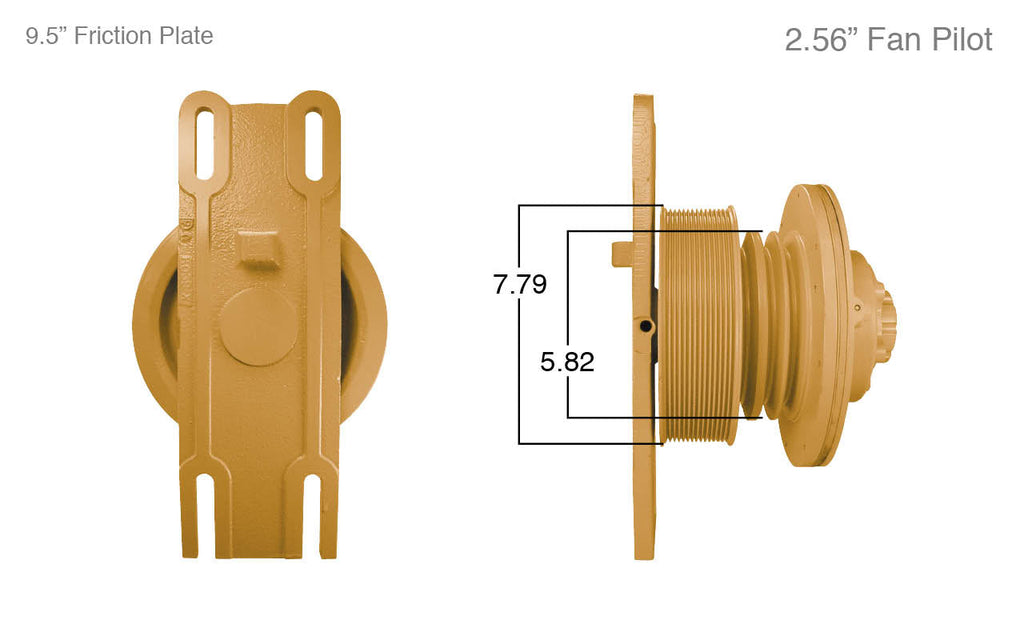 91057-Remanufactured Fan Clutch-Caterpillar (Core Deposit    $250 Included in Price) - Nick's Truck Parts