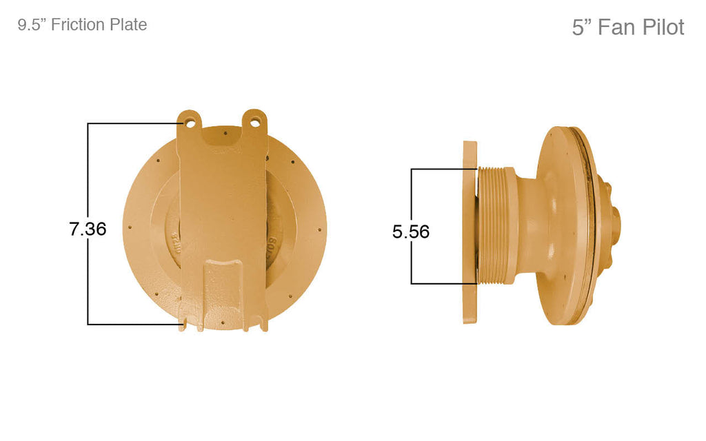 91063-Remanufactured Fan Clutch-Caterpillar (Core Deposit    $250 Included in Price) - Nick's Truck Parts