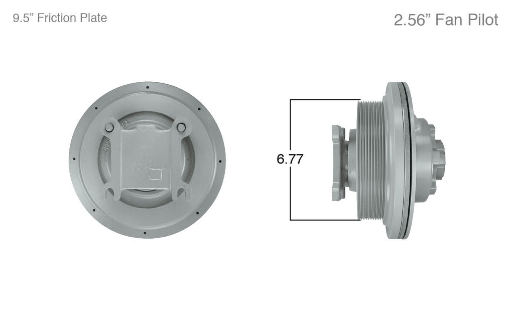 91073-Remanufactured Fan Clutch-Volvo (Core Deposit    $250 Included in Price) - Nick's Truck Parts