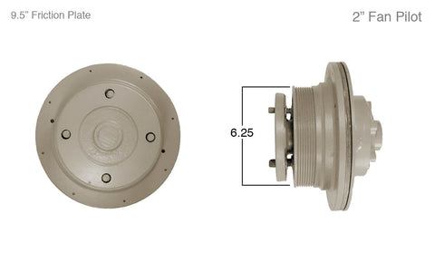 91074-Remanufactured Fan Clutch-Cummins (Core Deposit    $250 Included in Price) - Nick's Truck Parts