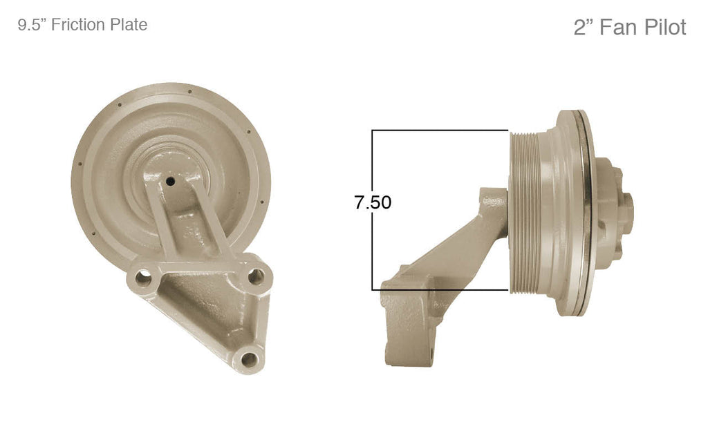 91075-Remanufactured Fan Clutch-Cummins (Core Deposit    $250 Included in Price) - Nick's Truck Parts