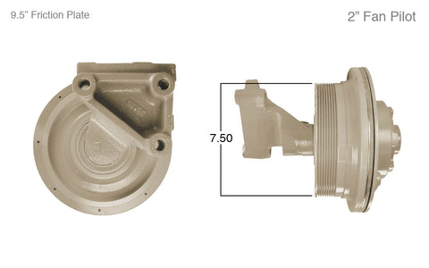 91079-Remanufactured Fan Clutch-Cummins (Core Deposit    $250 Included in Price) - Nick's Truck Parts