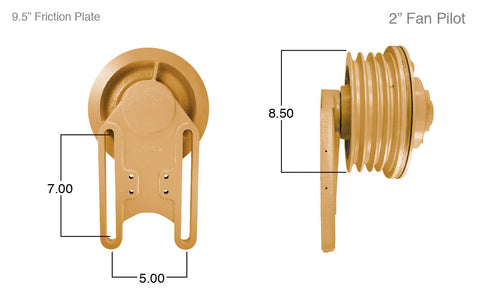 91081-Remanufactured Fan Clutch-Caterpillar (Core Deposit    $250 Included in Price) - Nick's Truck Parts