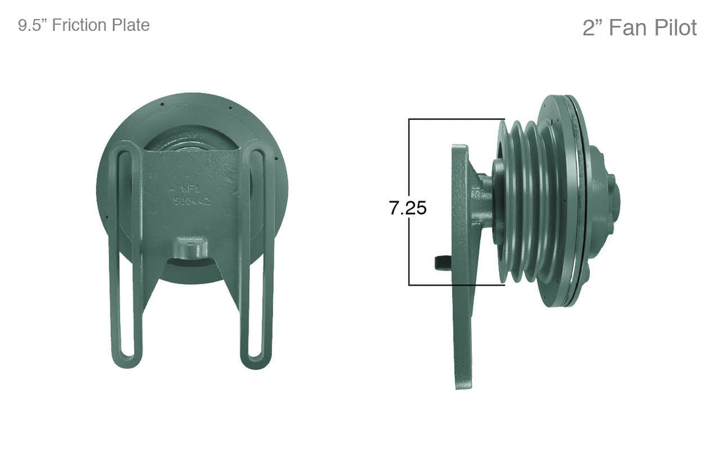 91083-Remanufactured Fan Clutch-Detroit (Core Deposit    $250 Included in Price) - Nick's Truck Parts