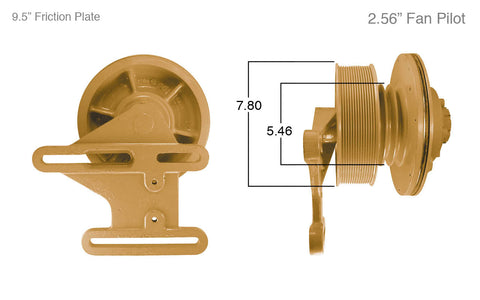 91087-Remanufactured Fan Clutch-Caterpillar (Core Deposit    $250 Included in Price) - Nick's Truck Parts