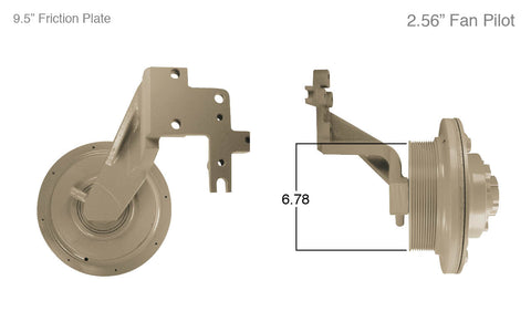 91093-Remanufactured Fan Clutch-Cummins (Core Deposit    $250 Included in Price) - Nick's Truck Parts