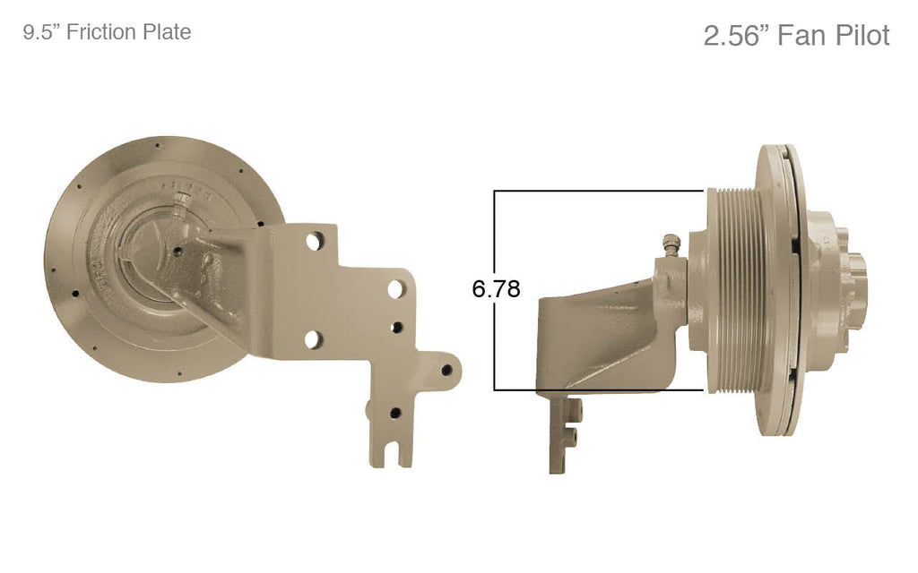 91111-Remanufactured Fan Clutch-Cummins (Core Deposit    $250 Included in Price) - Nick's Truck Parts