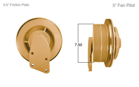 91115-Remanufactured Fan Clutch-Caterpillar (Core Deposit    $250 Included in Price) - Nick's Truck Parts