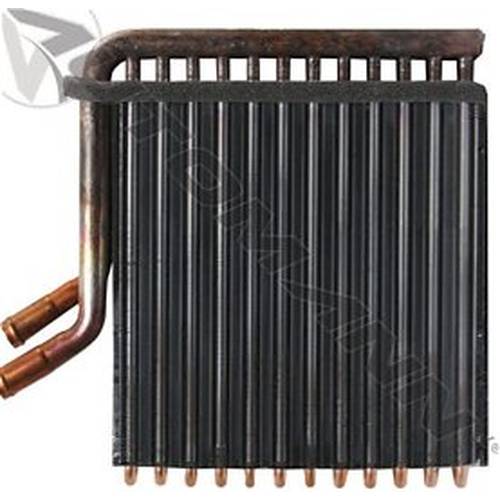 Automann EVR921374 heater core, automotive replacement part, with metal fins and inlet/outlet connectors visible.