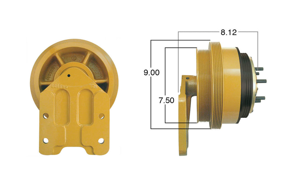 99221-Remanufactured Fan Clutch-GoldTop (Core Deposit    $250 Included in Price) - Nick's Truck Parts