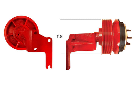 99238-Remanufactured Fan Clutch-GoldTop (Core Deposit    $250 Included in Price) - Nick's Truck Parts