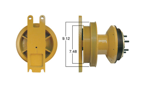 99240-Remanufactured Fan Clutch-GoldTop (Core Deposit    $250 Included in Price) - Nick's Truck Parts