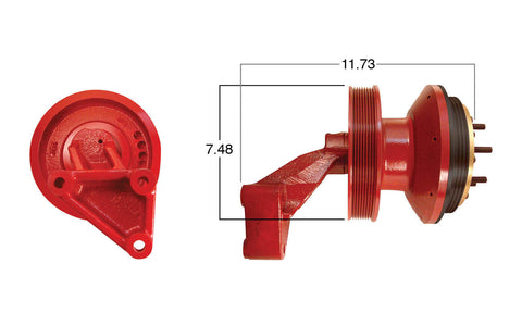 99262-Remanufactured Fan Clutch-GoldTop (Core Deposit    $250 Included in Price) - Nick's Truck Parts
