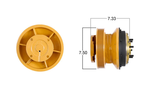 99270X-Remanufactured Fan Clutch-GoldTop  Conversion (Core Deposit    $250 Included in Price)