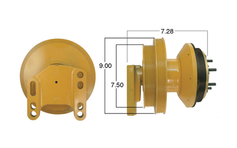 99273-Remanufactured Fan Clutch-GoldTop (Core Deposit    $250 Included in Price) - Nick's Truck Parts