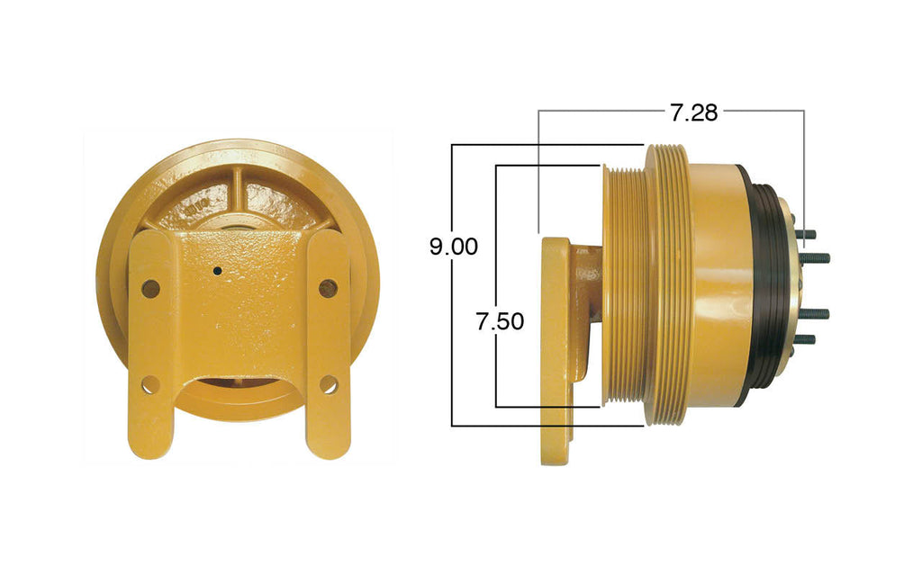 99279-Remanufactured Fan Clutch-GoldTop (Core Deposit    $250 Included in Price) - Nick's Truck Parts