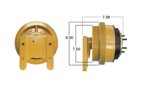 99279-Remanufactured Fan Clutch-GoldTop (Core Deposit    $250 Included in Price) - Nick's Truck Parts