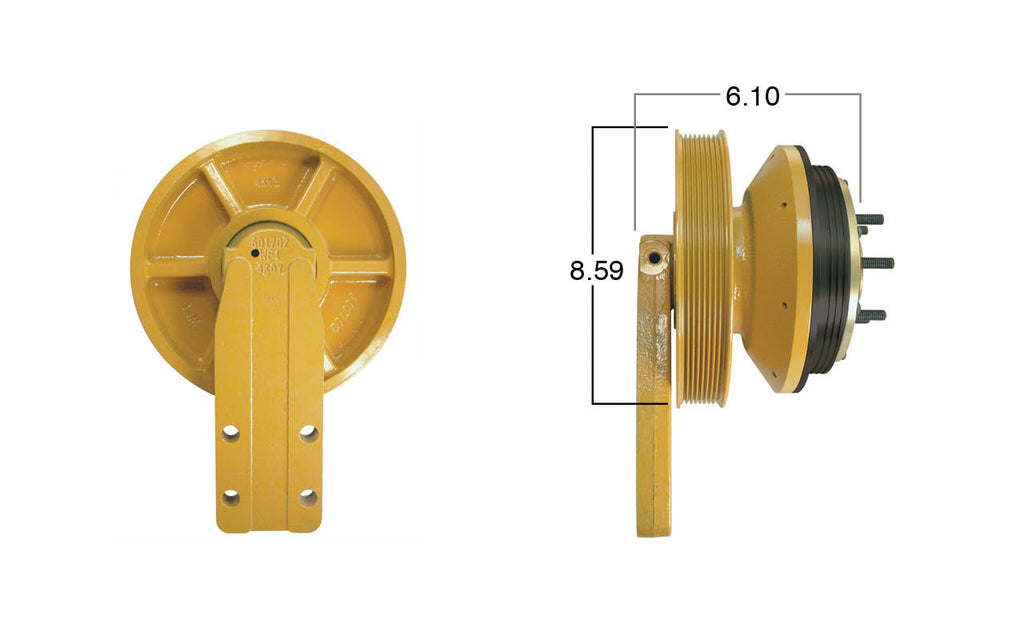 99311-Remanufactured Fan Clutch-GoldTop (Core Deposit    $250 Included in Price) - Nick's Truck Parts